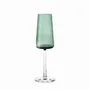 Glass - Vida Colorful Malachit Prosecco Fresca Champagne Glass - 1 piece 240 ml - PEKALLA CRISTAL GLASS