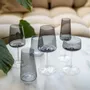 Glass - Vida Colored Cocktail/Water Glass Grey - 6 pieces 380 ml - PEKALLA CRISTAL GLASS