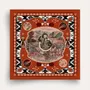 Foulards et écharpes - Écharpe en soie 70 - Dusty West - Brick - ANTAN CREATIONS