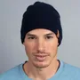 Accessoires cheveux - Bonnet en laine mérinos JIM marine - MONSIEUR CHARLI