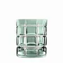 Cristallerie - Vaso II Verres en cristal à whisky Malachit - 2 pièces 240 ml - PEKALLA CRISTAL GLASS
