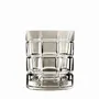 Cristallerie - Vaso II Verres en cristal à whisky Mokka - 6 pièces 240 ml - PEKALLA CRISTAL GLASS