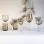 Glass - Kalatina Mokka Crystal Wine Glasses - 6 Pieces 170ml - PEKALLA CRISTAL GLASS