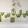 Glass - Kalatina Olive Crystal Wine Glasses - 6 Pieces 170ml - PEKALLA CRISTAL GLASS