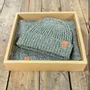 Scarves - JEFF & JACK mottled green wool duo - MONSIEUR CHARLI