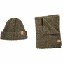 Scarves - JEFF & JACK mottled green wool duo - MONSIEUR CHARLI
