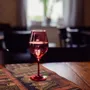 Glass - Vispera Colored Wine Glass Rubin - 6 pieces 480 ml - PEKALLA CRISTAL GLASS