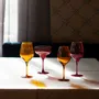 Cristallerie - Vispera Verre à vin coloré Amber - 6 pièces 480 ml - PEKALLA CRISTAL GLASS