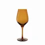 Crystal ware - Vispera Amber Colored Wine Glass - 6 pieces 480 ml - PEKALLA CRISTAL GLASS