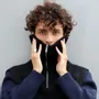 Foulards et écharpes - Col en coton JAVIER noir - MONSIEUR CHARLI