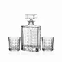 Crystal ware - Aria Decanter + Crystal Whiskey Glasses Set - 2 pieces - PEKALLA CRISTAL GLASS