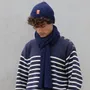 Foulards et écharpes - Duo en coton JUAN & JULIO marine - MONSIEUR CHARLI