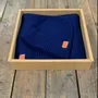 Foulards et écharpes - Duo en coton JUAN & JULIO marine - MONSIEUR CHARLI