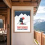 Poster - Framed poster Tout Schuss - COSYNÉVÉ - MOUNTAIN POSTERS