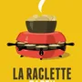 Affiches - Affiche encadrée La Raclette : Jaune - COSYNÉVÉ - MOUNTAIN POSTERS