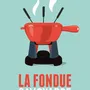 Affiches - Affiche encadrée La Fondue : Bleu - COSYNÉVÉ - MOUNTAIN POSTERS
