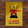Poster - Framed poster Le Chocolat Chaud : Jaune - COSYNÉVÉ - MOUNTAIN POSTERS