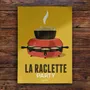 Poster - Poster La Raclette : Jaune - COSYNÉVÉ - MOUNTAIN POSTERS
