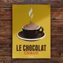 Poster - Poster Le Chocolat Chaud : Jaune - COSYNÉVÉ - MOUNTAIN POSTERS