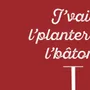 Poster - Poster Le Planté Du Baton : Rouge - COSYNÉVÉ - MOUNTAIN POSTERS