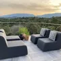 Piscines - MYKONOS | Fauteuil extérieur Cozip | 76x60, assise 38, dossier 38 cm - COZIP