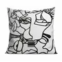 Garden textiles - White Koseka outdoor cushion 60 x 60 - Design by BRASS - ARTDECORIS