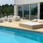 Piscines - SANDRA | Bed de Plage et Piscine COZIP | 200x180xh30 cm - COZIP