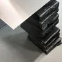 Coffee tables - Sculptural Black Basalt and Stainless Steel Coffetable [Tecton] - CASE STUDIOS
