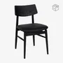 Chaises - Osaka avec un cadre noir - PMP FURNITURE