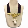 Bijoux - Choker Angel Barocco - velours bordeaux - FASCINATO