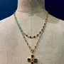 Bijoux - Collier double/long Giulietta - Pierres - FASCINATO