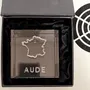 Customizable objects - Crystal Digraphe for Two Countries – 6, 8 or 10 cm - LE DIGRAPHE