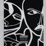 Garden textiles - Coussin exterieur Black Elongi 45 x 45 - Design by BRASS - ARTDECORIS