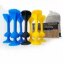 Jouets enfants - TOSSIT Jeu Fléchette Ventouse, Bleu Jaune, Starter Pack - TOSSIT