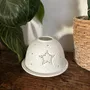 Decorative objects - Photophore porcelaine étoile - LA COMMANDERIE