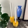 Design objects - small and large candle holder from the pedalo collection - ATELIER MAHD