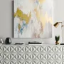 Office design and planning - « Cascade » Series of textured handmade abstract paintings - MATISS ART STUDIO