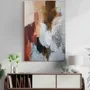 Office design and planning - « Impression » Series of handmade textured abstract paintings - MATISS ART STUDIO