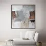 Office design and planning - « Impression » Series of handmade textured abstract paintings - MATISS ART STUDIO