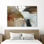 Office design and planning - « Impression » Series of handmade textured abstract paintings - MATISS ART STUDIO