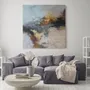 Office design and planning - « Flight » Series of handmade textured abstract paintings - MATISS ART STUDIO
