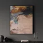 Office design and planning - « Flight » Series of handmade textured abstract paintings - MATISS ART STUDIO