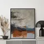 Office design and planning - « Flight » Series of handmade textured abstract paintings - MATISS ART STUDIO