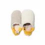 Chaussettes - JAPAN MADE Reversible room shoes / Hopping Nep Tweed × Sheep Boa - MERIPPA