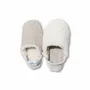 Chaussettes - JAPAN MADE Reversible room shoes / Hopping Nep Tweed × Sheep Boa - MERIPPA