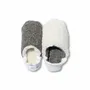 Chaussettes - JAPAN MADE Reversible room shoes / Hopping Nep Tweed × Sheep Boa - MERIPPA