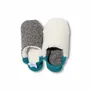 Chaussettes - JAPAN MADE Reversible room shoes / Hopping Nep Tweed × Sheep Boa - MERIPPA