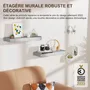 Etagères - KAPANOU Étagères Mural Rangement AAA05-Grey - KAPANOU