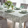Placemats - Embroidered Placemats Green Petali - 6 pieces - ROSEBERRY HOME