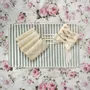 Serviettes - Arcs de velours Ivory Bows - 6 pièces - ROSEBERRY HOME